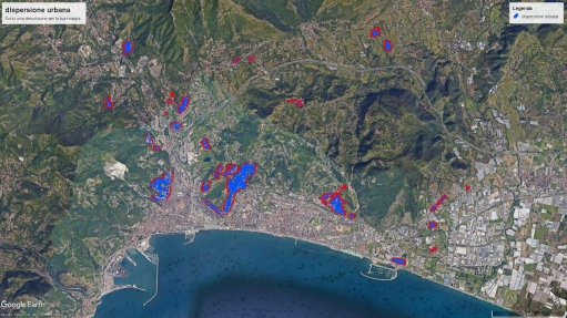 Salerno dispersione urbana